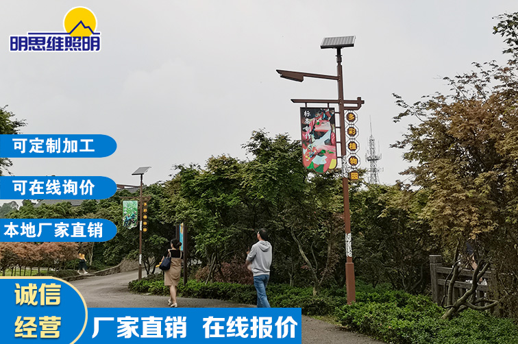 重慶多彩植物園太陽能路燈工程
