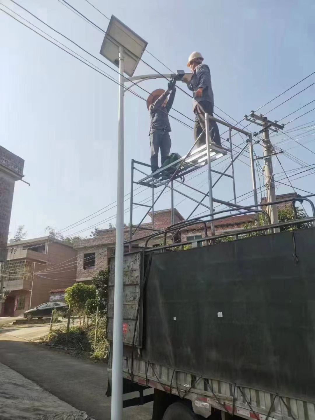 貴州新農(nóng)村電改太陽(yáng)能路燈項(xiàng)目