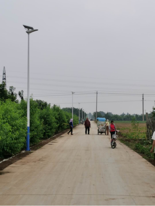 農(nóng)村道路照明的好選擇太陽(yáng)能路燈
