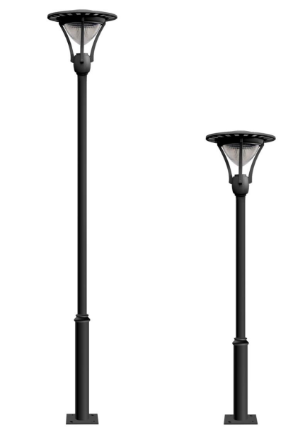 LED庭院燈照亮龍口市小區(qū)內(nèi)部道路