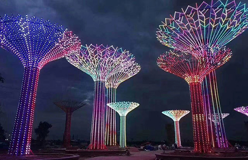 炫彩的城市夜景亮化，提升城市品質(zhì)形象-明思維照明