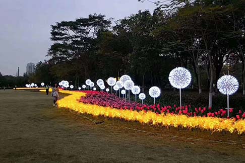 中山瀚沃燈飾助力打造公園夜間美景-明思維照明