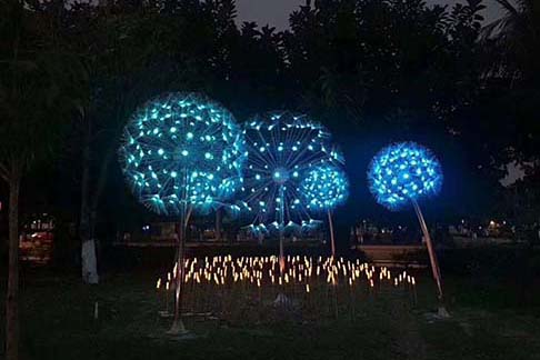 中山瀚沃燈飾助力打造公園夜間美景-明思維照明