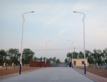 LED路燈燈具照亮濱州博興水利工程公司