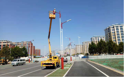 新城建設(shè)，大功率LED路燈成道路照明主流