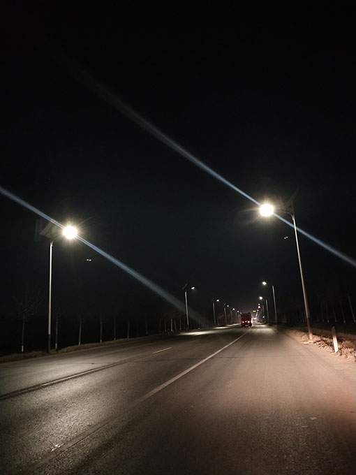 led太陽能路燈夜間照明