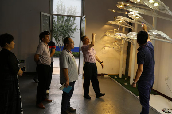 臺灣客戶來訪考察led路燈燈具
