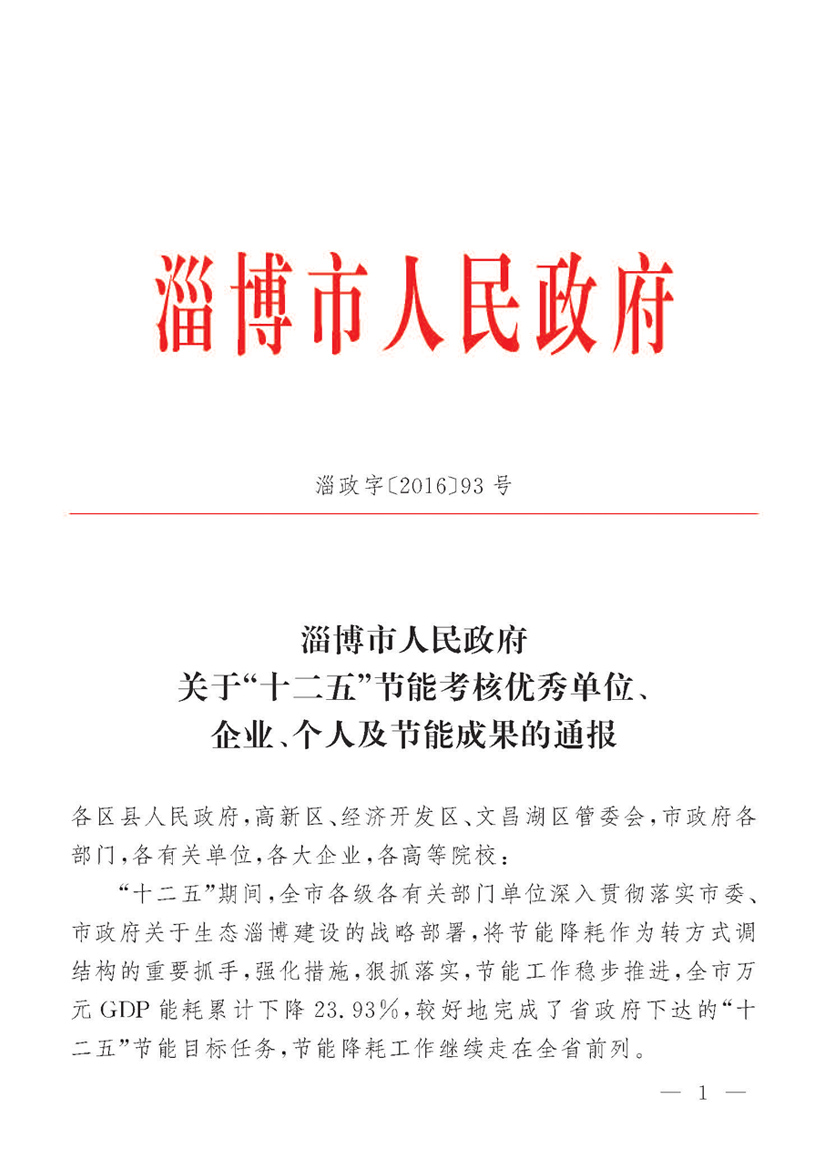 重大節(jié)能成果獎